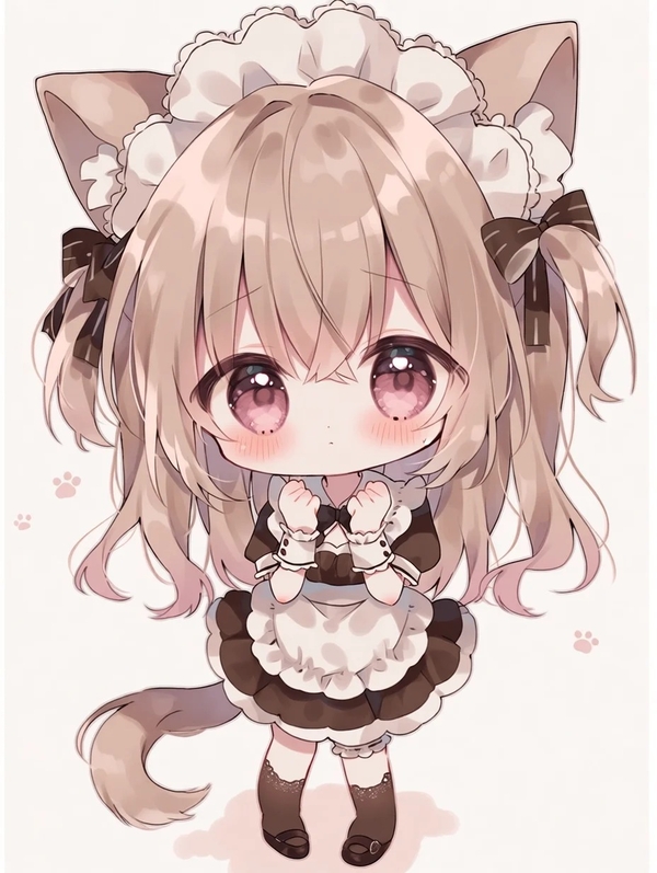 ảnh cô gái chibi 12