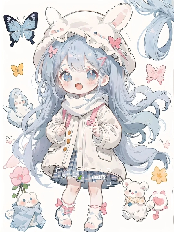 ảnh cô gái chibi 21