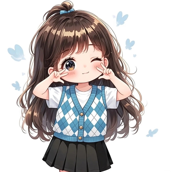 ảnh cô gái chibi 32