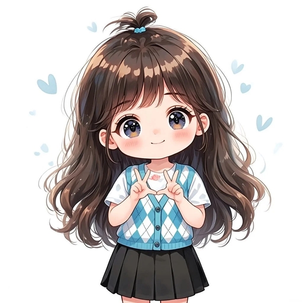 ảnh cô gái chibi 34