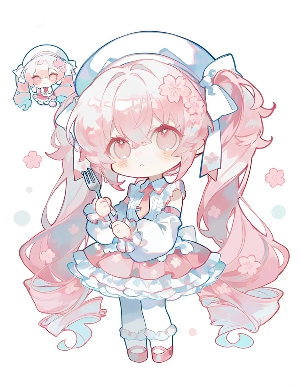 ảnh cô gái chibi 37