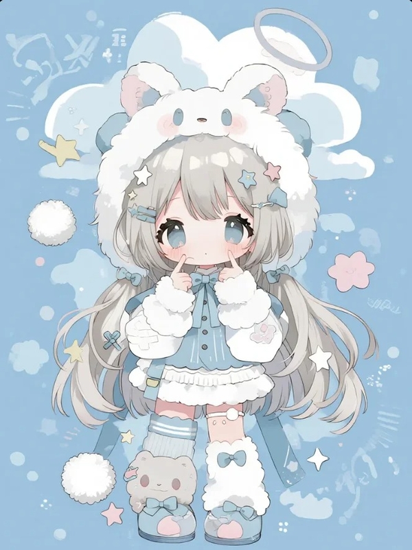 ảnh cô gái chibi 40