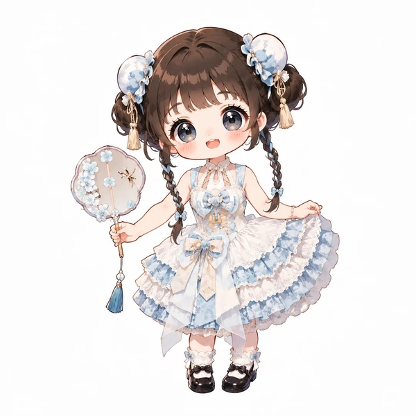 ảnh cô gái chibi 8