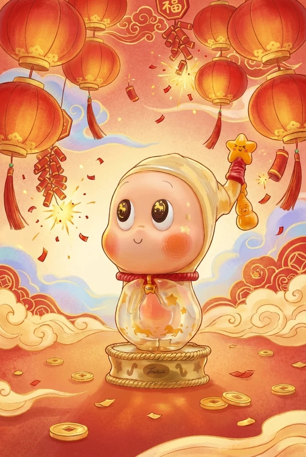 anime chibi hình nền tết cute 15