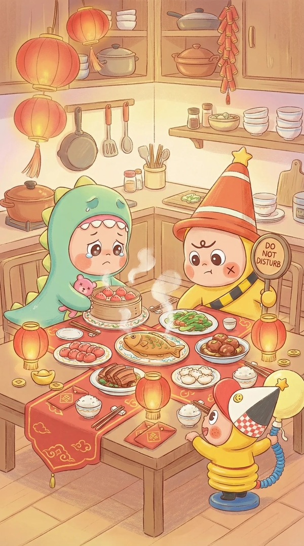 anime chibi hình nền tết cute 23
