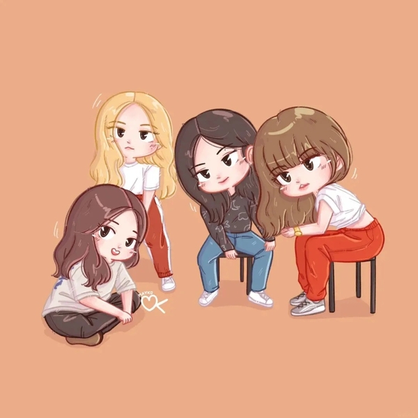 blackpink chibi 3