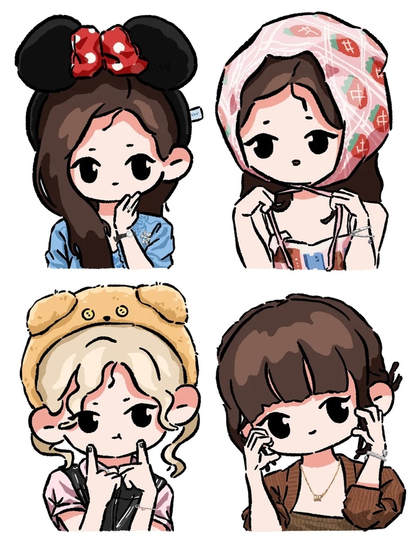 blackpink chibi 55