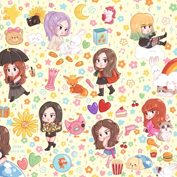 blackpink chibi 7