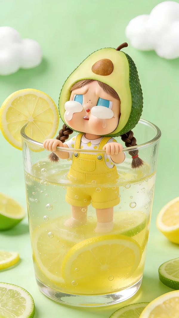 bơ cute chibi 1