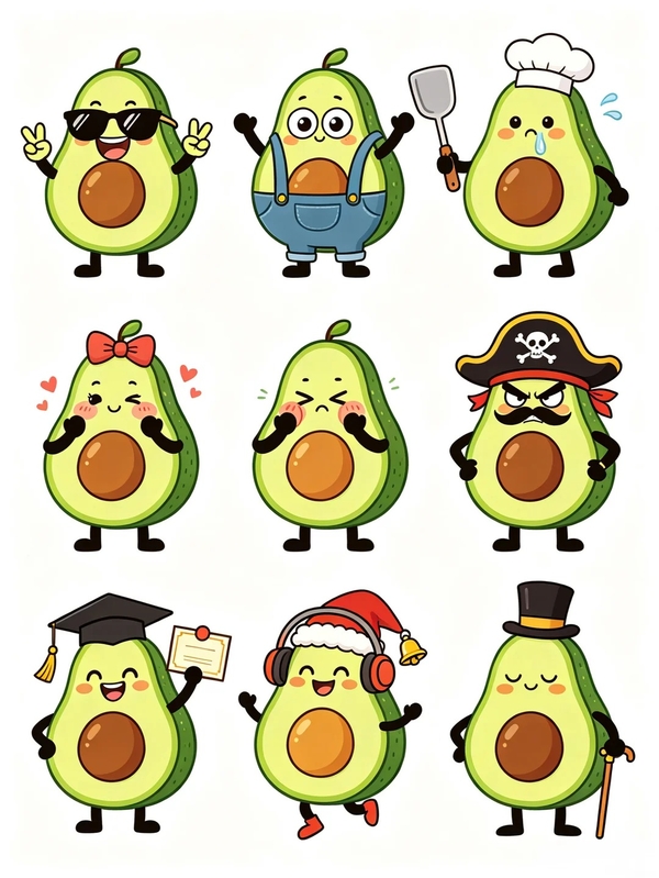 bơ cute chibi 20