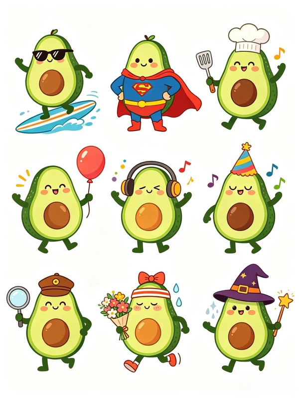 bơ cute chibi 23
