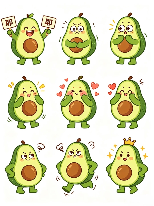 bơ cute chibi 26