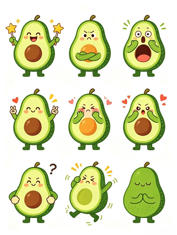 bơ cute chibi 30