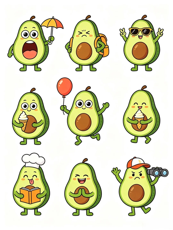 bơ cute chibi 31