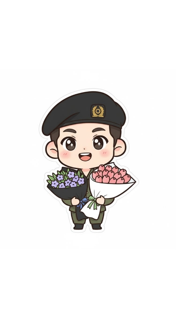 bộ đội chibi 1