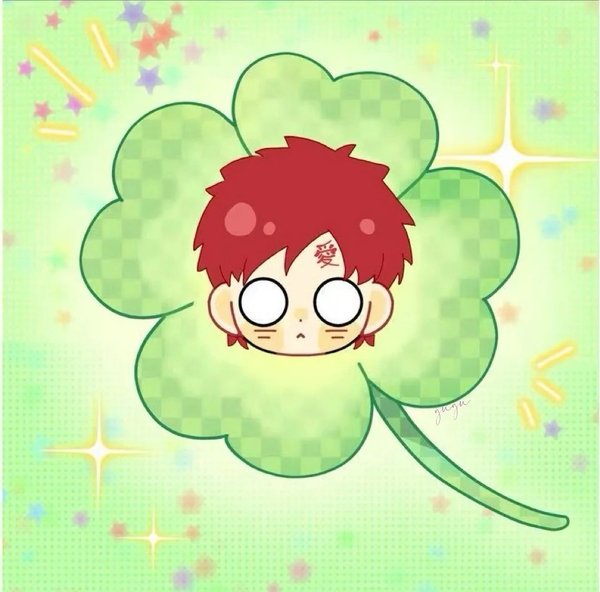 chibi anime xanh lá cây cute 18