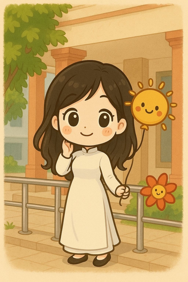 chibi áo dài việt nam 1