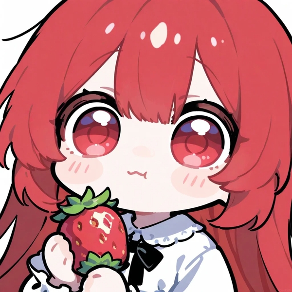 chibi avatar dâu tây cute 1