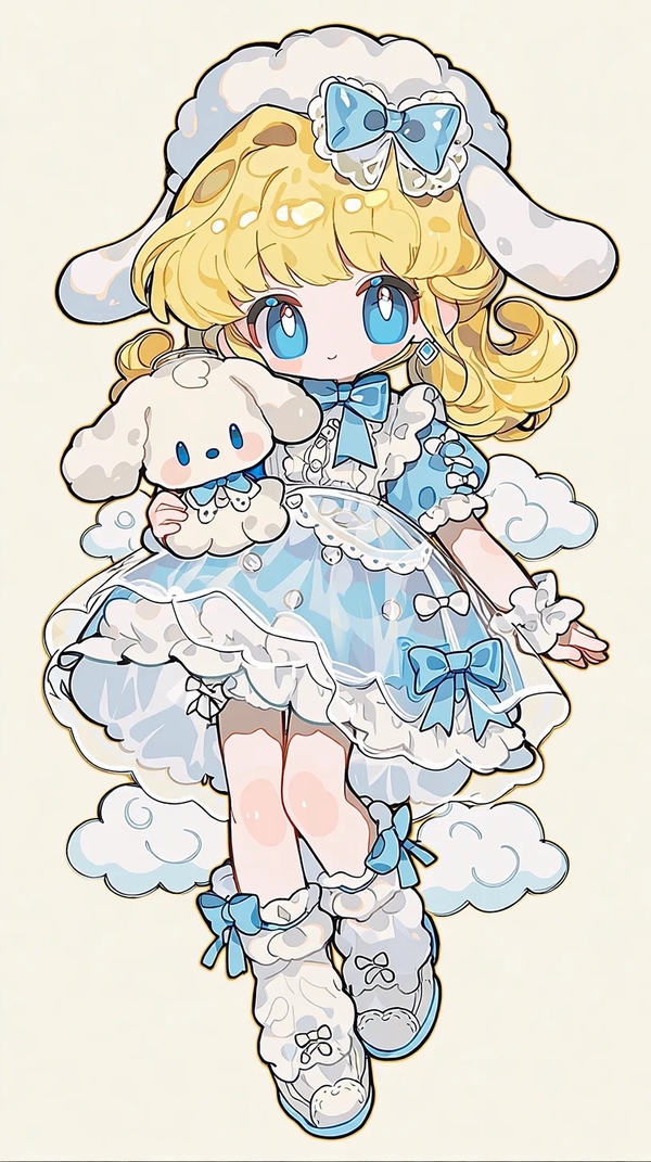 chibi cinnamoroll anime girl 36