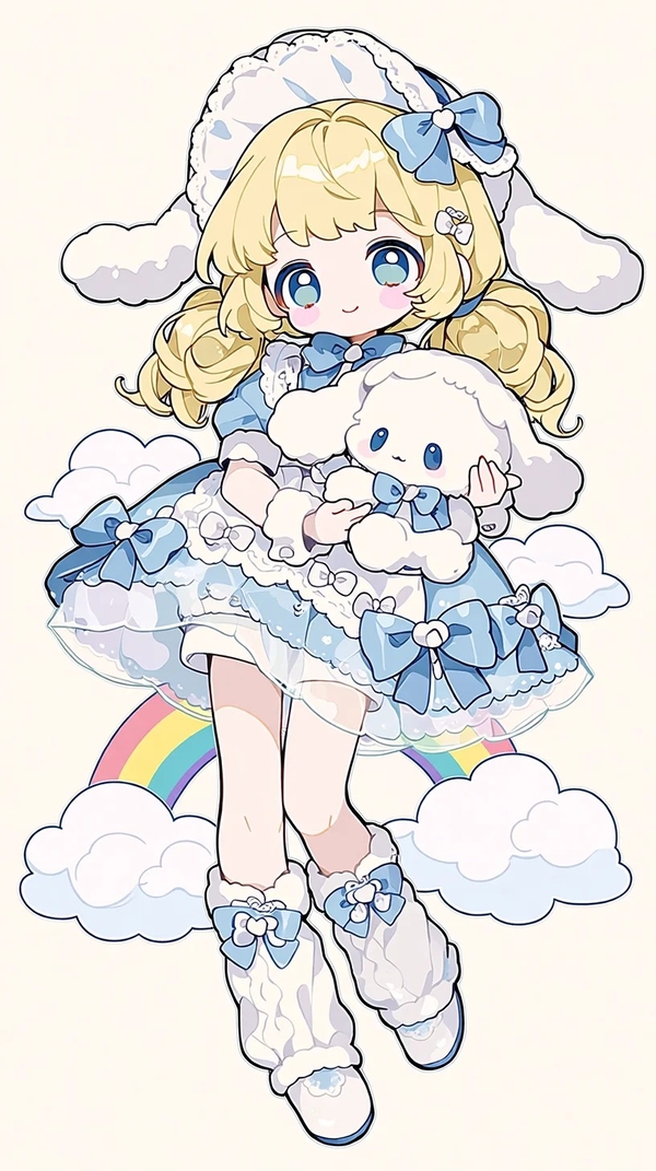 chibi cinnamoroll anime girl 39