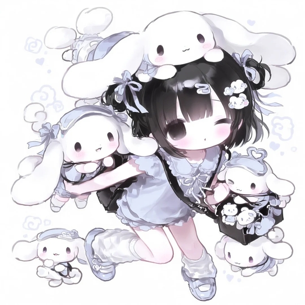 chibi cinnamoroll cute