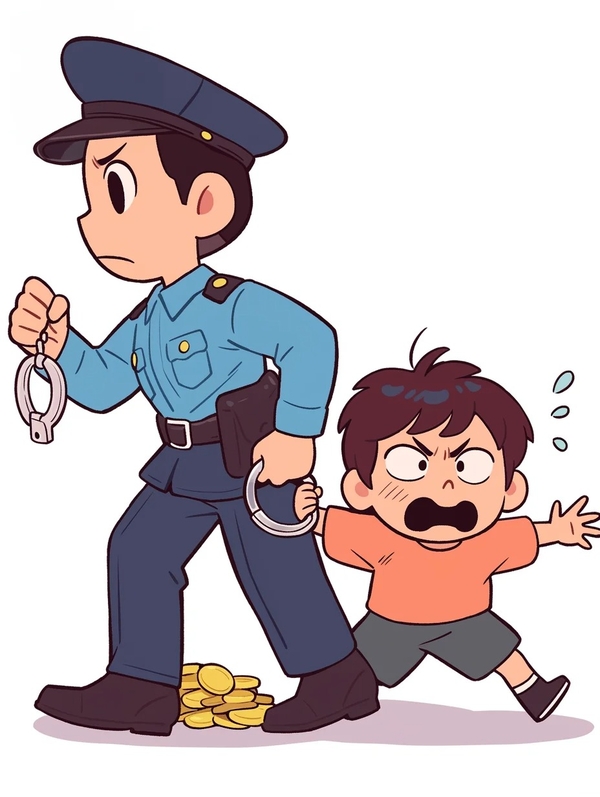 chibi công an dễ thương