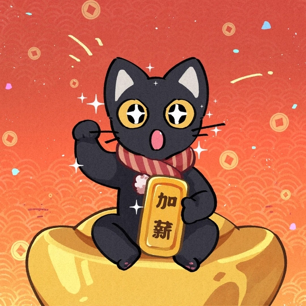 cute mèo đen chibi 13