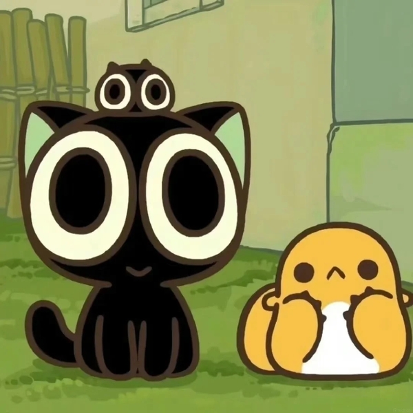 cute mèo đen chibi 39