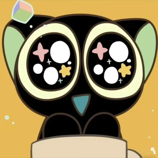 cute mèo đen chibi 40