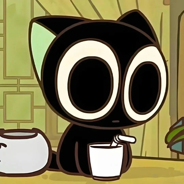 cute mèo đen chibi 41