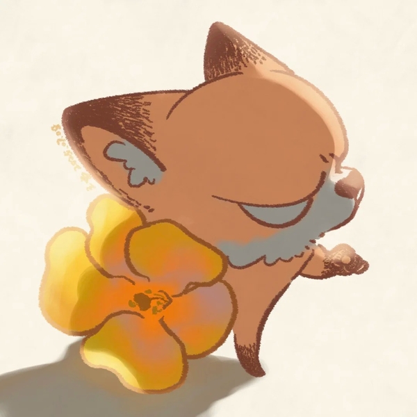 hồ ly chibi cute 1