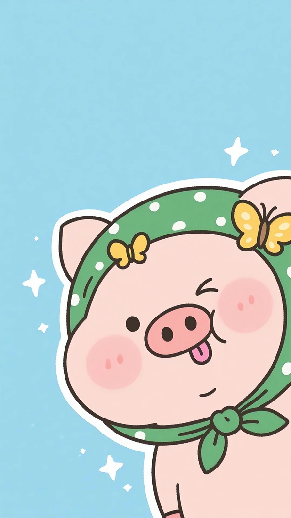 lợn chibi cute 26