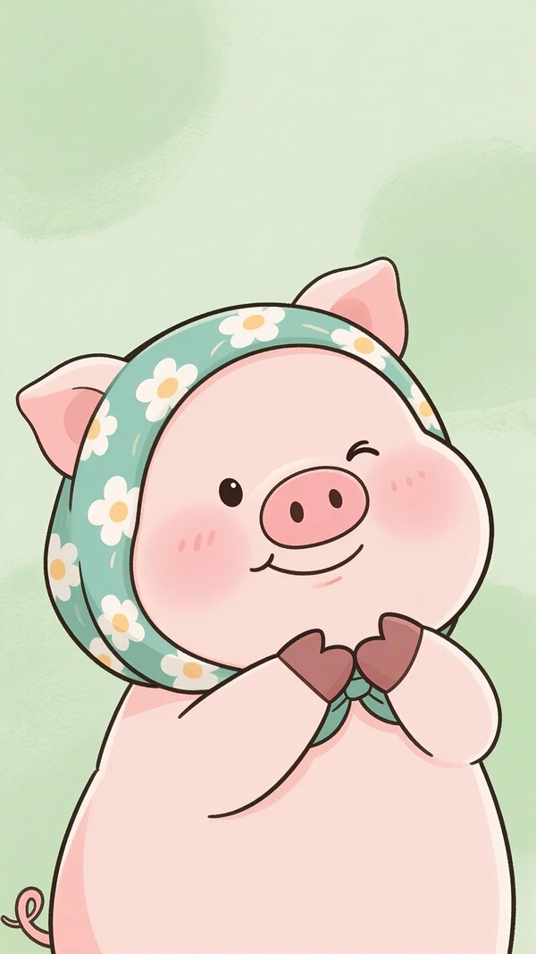 lợn chibi cute 27