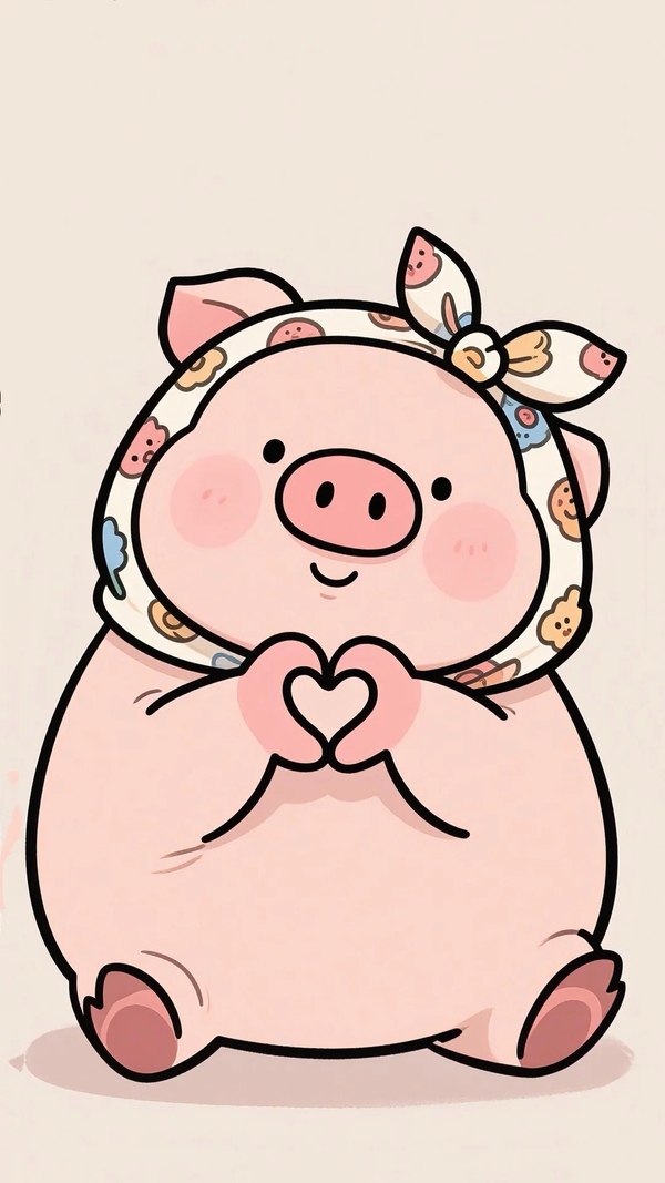lợn chibi cute 28