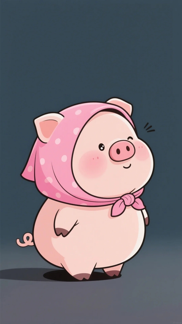 lợn chibi cute 29