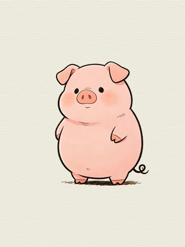 lợn chibi cute 48