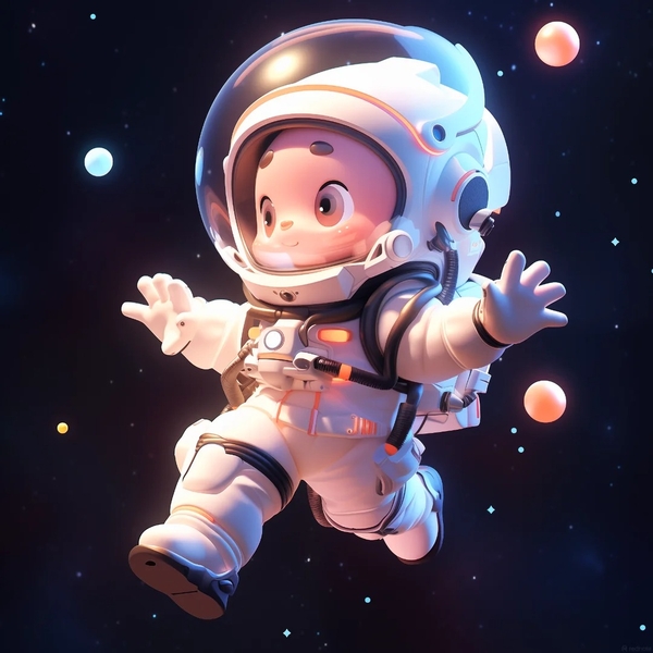 phi hành gia chibi 1