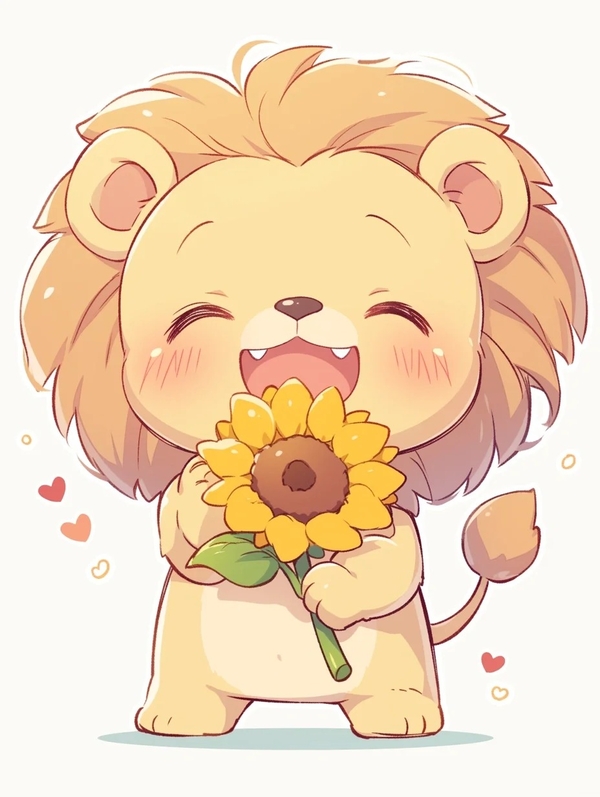 sư tử chibi 2