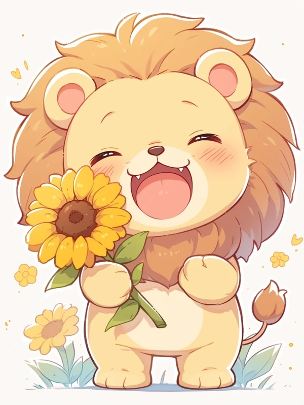 sư tử chibi 3