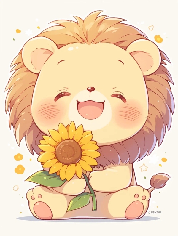 sư tử chibi 5