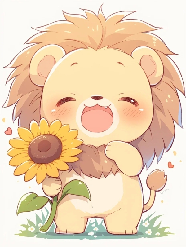 sư tử chibi 6