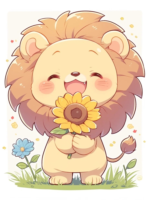 sư tử chibi 7
