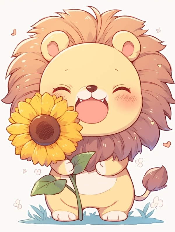 sư tử chibi 8