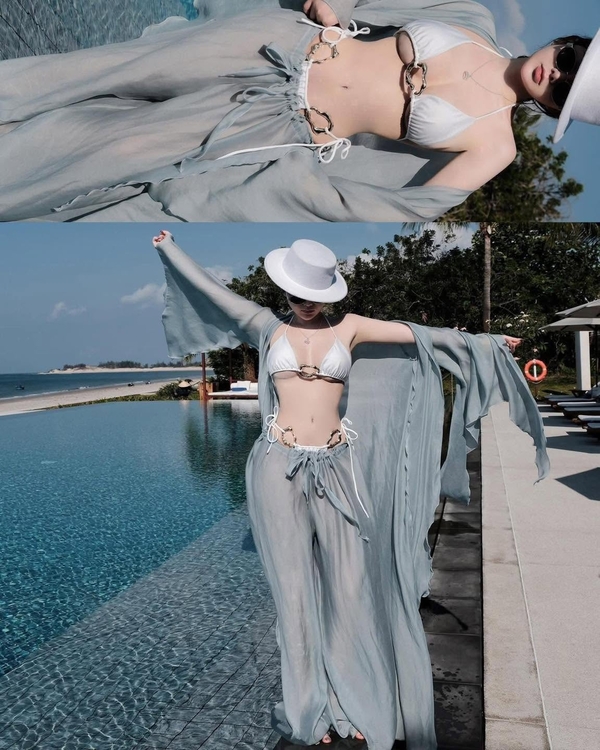 gái xinh việt nam mặc bikini đi biển 12
