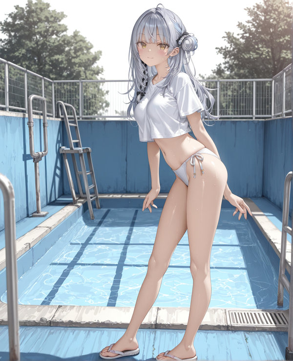 hình ảnh gái xinh anime mặc bikini 1