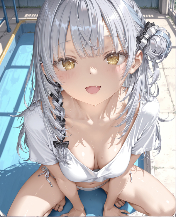 hình ảnh gái xinh anime mặc bikini 10