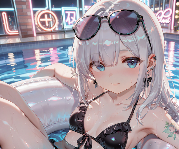 hình ảnh gái xinh anime mặc bikini 17