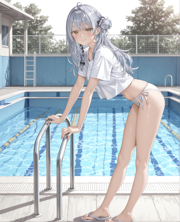 hình ảnh gái xinh anime mặc bikini 2
