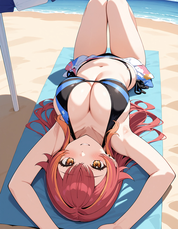 hình ảnh gái xinh anime mặc bikini 22