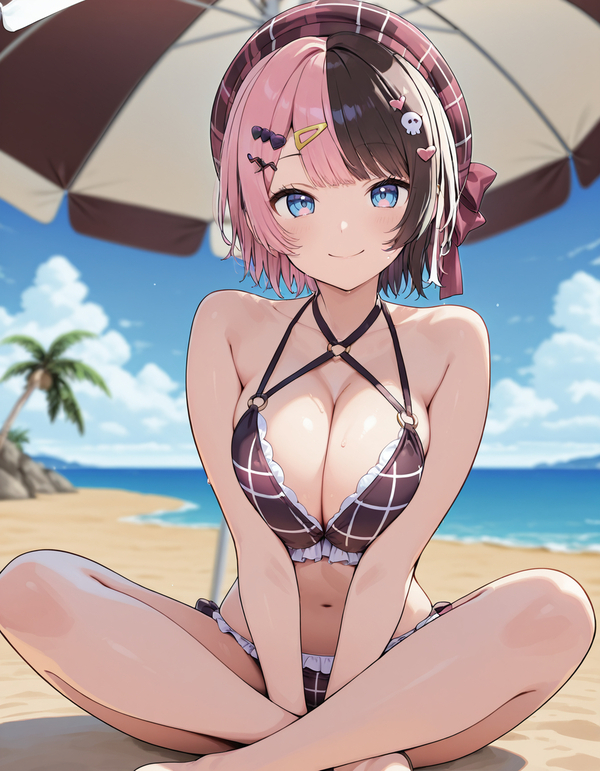hình ảnh gái xinh anime mặc bikini 23